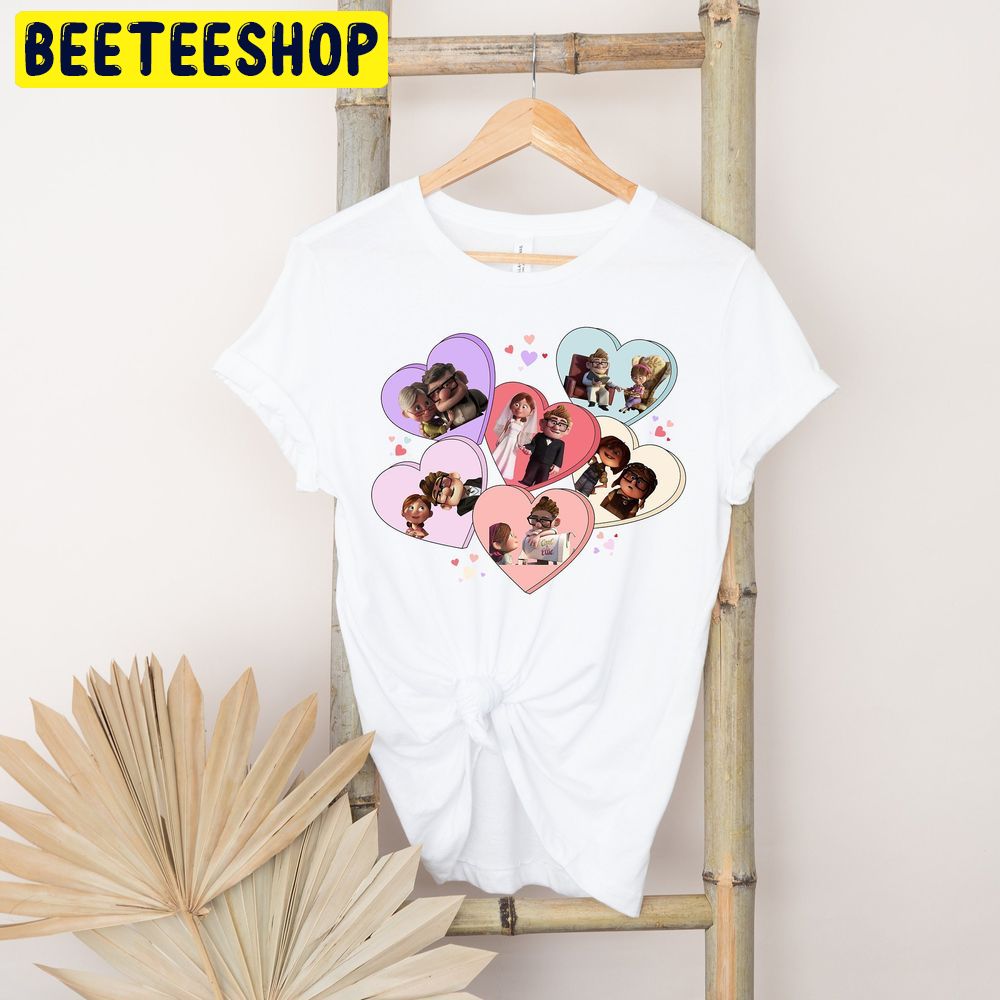 Carl And Ellie Valentine's Day Disney Up Valentines Trending Unisex T-Shirt Carl And Ellie Valentine's Day Disney Up Valentines Trending Unisex T-Shirt