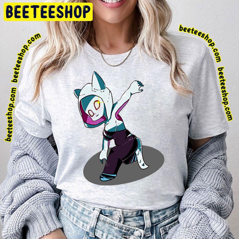 Cat Chibi Gwen Spiderverse Movie Trending Unisex T-Shirt Cat Chibi Gwen Spiderverse Movie Trending Unisex T-Shirt