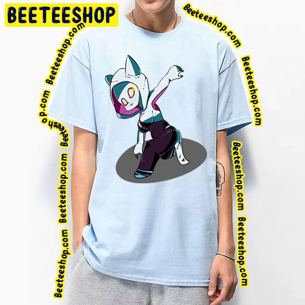 Cat Chibi Gwen Spiderverse Movie Trending Unisex T-Shirt Cat Chibi Gwen Spiderverse Movie Trending Unisex T-Shirt