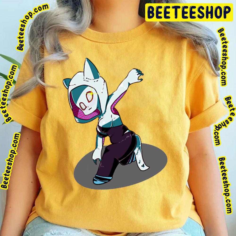 Cat Chibi Gwen Spiderverse Movie Trending Unisex T-Shirt Cat Chibi Gwen Spiderverse Movie Trending Unisex T-Shirt