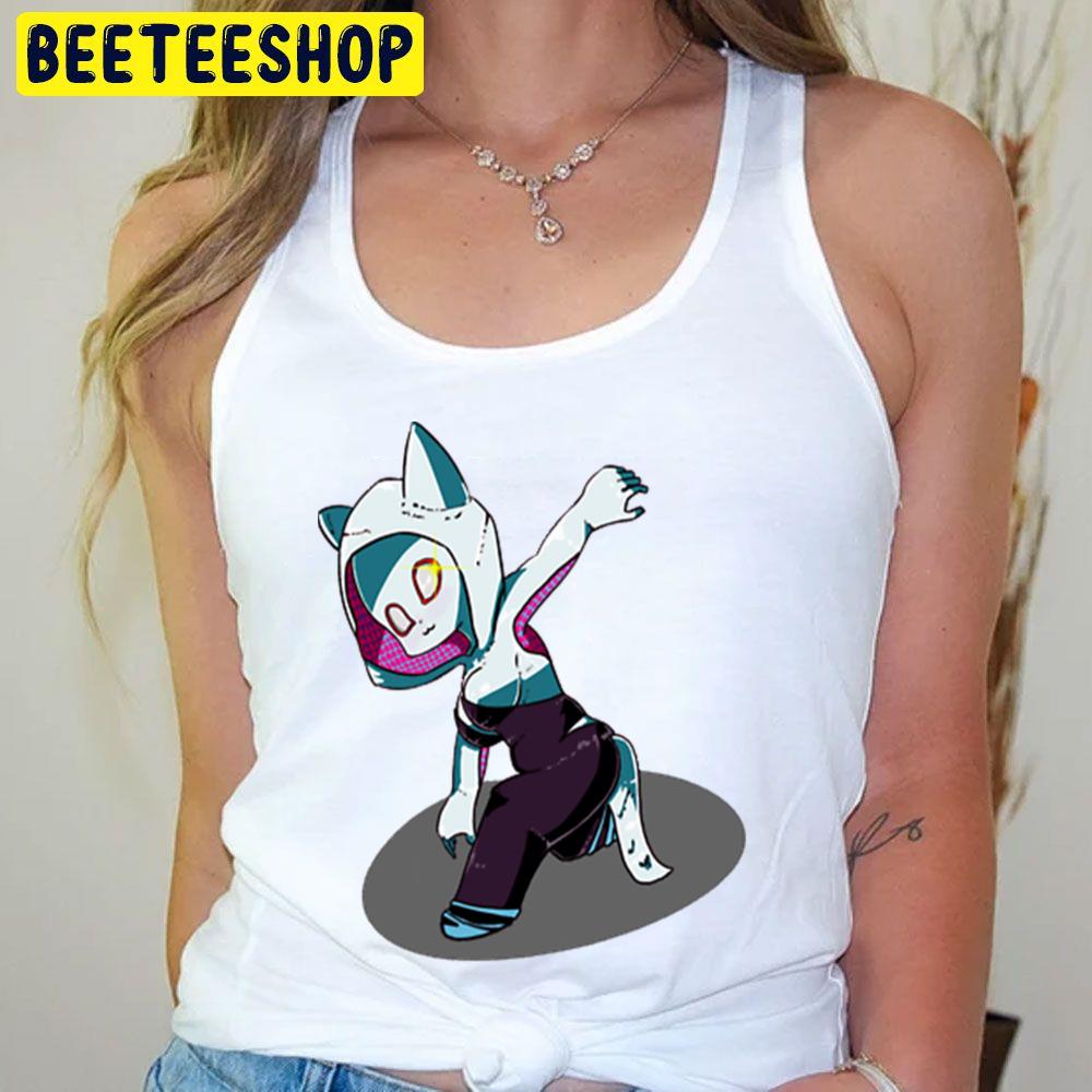 Cat Chibi Gwen Spiderverse Movie Trending Unisex T-Shirt Cat Chibi Gwen Spiderverse Movie Trending Unisex T-Shirt