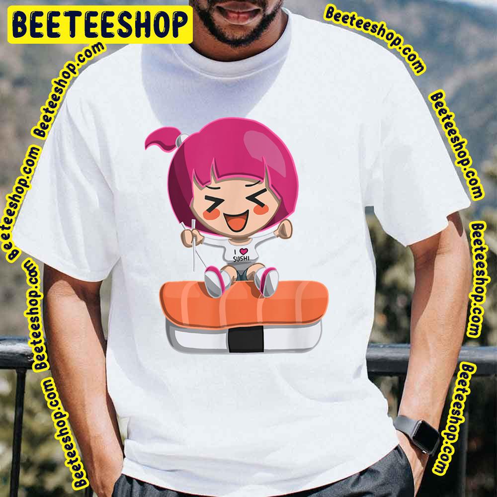 Chibi Japanese Sushi Maruko Chan Trending Unisex T-Shirt Chibi Japanese Sushi Maruko Chan Trending Unisex T-Shirt