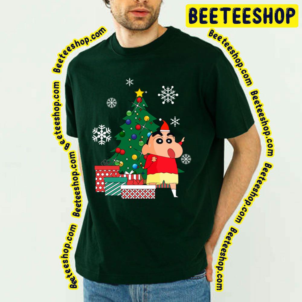 Christmas Crayon Shin Chan Trending Unisex T-Shirt Christmas Crayon Shin Chan Trending Unisex T-Shirt