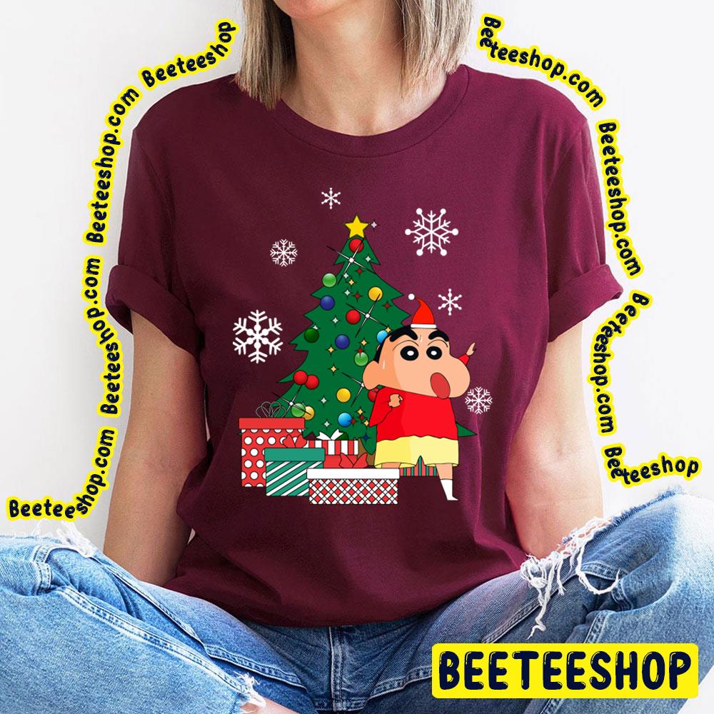 Christmas Crayon Shin Chan Trending Unisex T-Shirt Christmas Crayon Shin Chan Trending Unisex T-Shirt