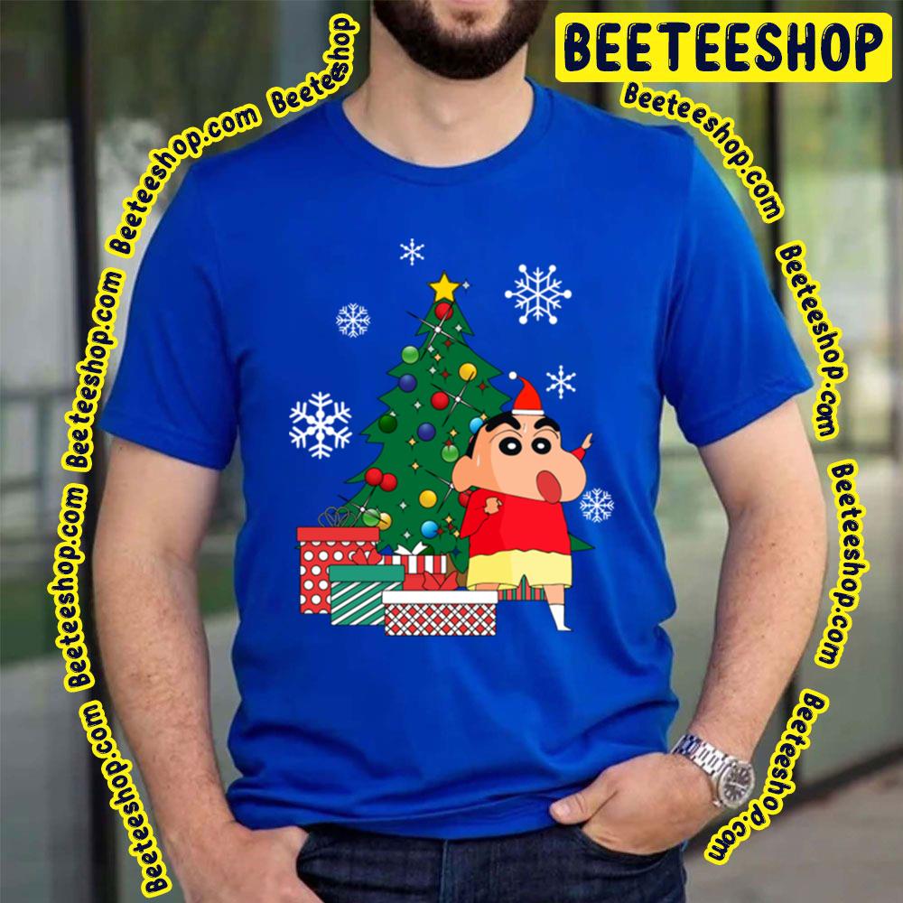 Christmas Crayon Shin Chan Trending Unisex T-Shirt Christmas Crayon Shin Chan Trending Unisex T-Shirt