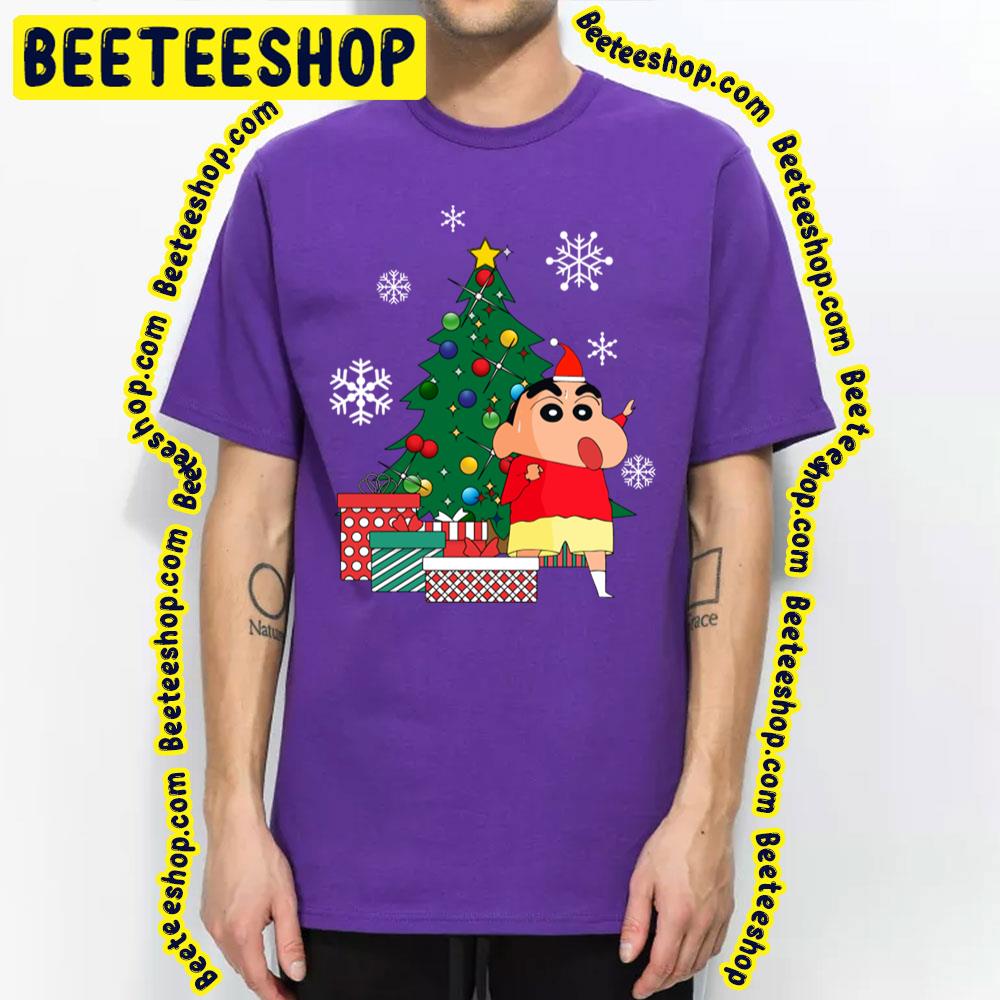 Christmas Crayon Shin Chan Trending Unisex T-Shirt Christmas Crayon Shin Chan Trending Unisex T-Shirt