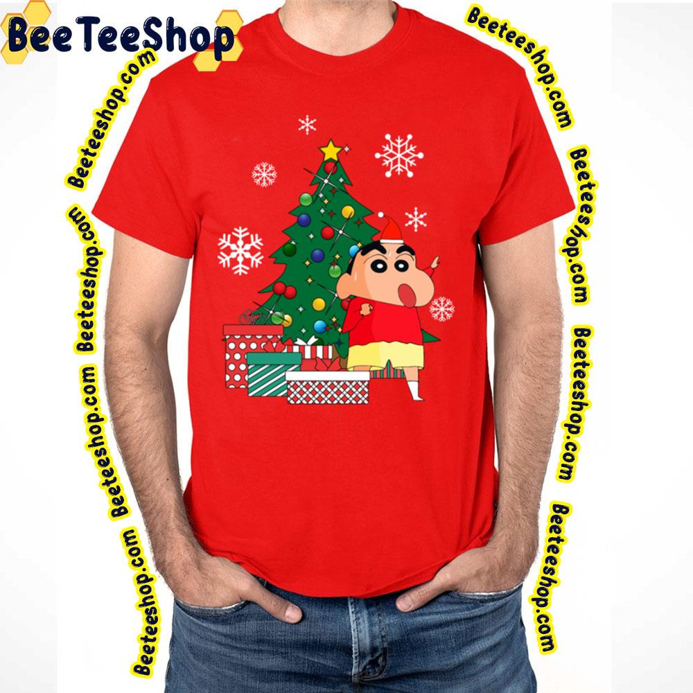 Christmas Crayon Shin Chan Trending Unisex T-Shirt Christmas Crayon Shin Chan Trending Unisex T-Shirt