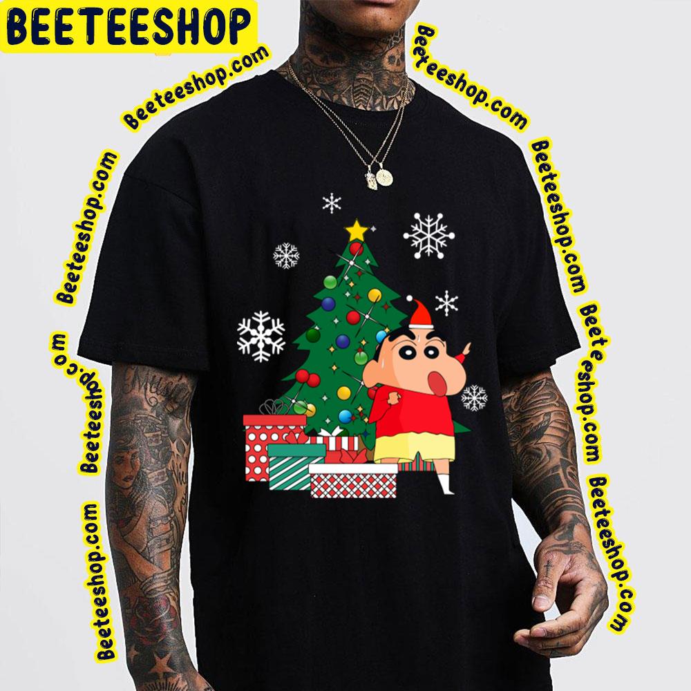 Christmas Crayon Shin Chan Trending Unisex T-Shirt Christmas Crayon Shin Chan Trending Unisex T-Shirt