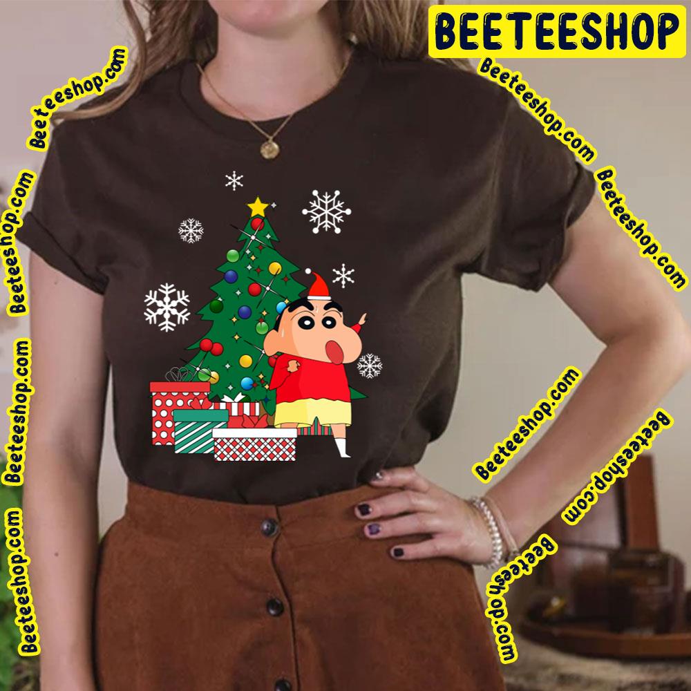 Christmas Crayon Shin Chan Trending Unisex T-Shirt Christmas Crayon Shin Chan Trending Unisex T-Shirt