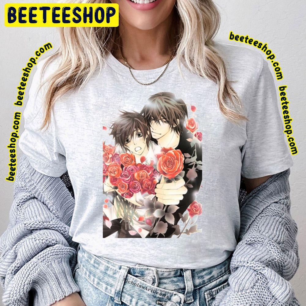 Couple Rose Sekaiichi Hatsukoi Trending Unisex T-Shirt Couple Rose Sekaiichi Hatsukoi Trending Unisex T-Shirt