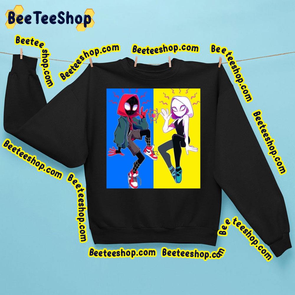 Couple Sprder Verse Spiderverse Movie Trending Unisex Sweatshirt Couple Sprder Verse Spiderverse Movie Trending Unisex Sweatshirt