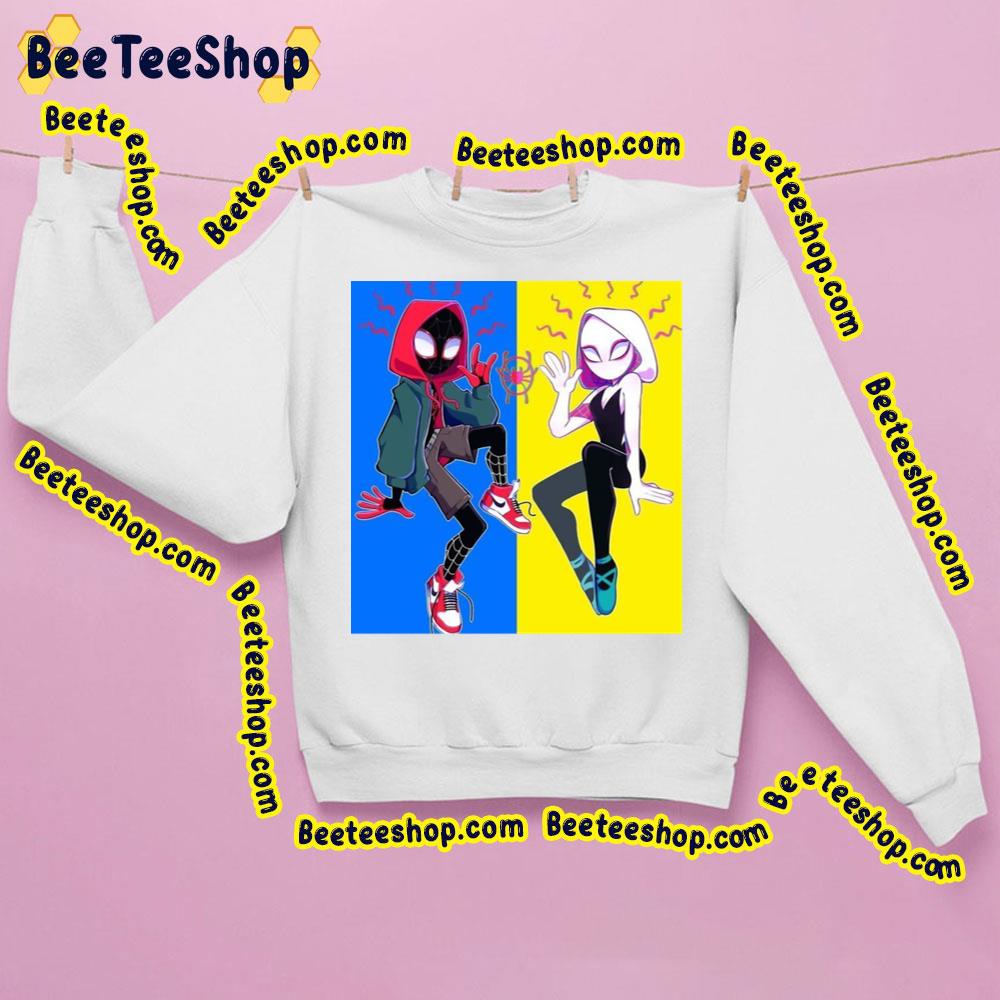 Couple Sprder Verse Spiderverse Movie Trending Unisex Sweatshirt Couple Sprder Verse Spiderverse Movie Trending Unisex Sweatshirt