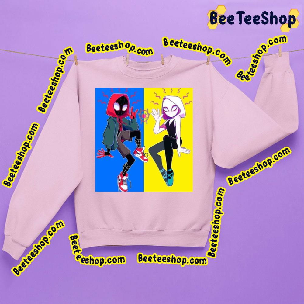 Couple Sprder Verse Spiderverse Movie Trending Unisex Sweatshirt Couple Sprder Verse Spiderverse Movie Trending Unisex Sweatshirt