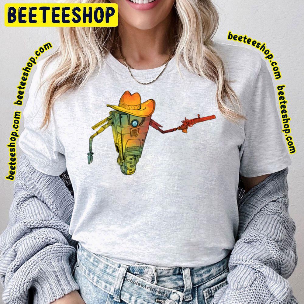 Cowboy Claptrap Borderlands Trending Unisex T-Shirt Cowboy Claptrap Borderlands Trending Unisex T-Shirt