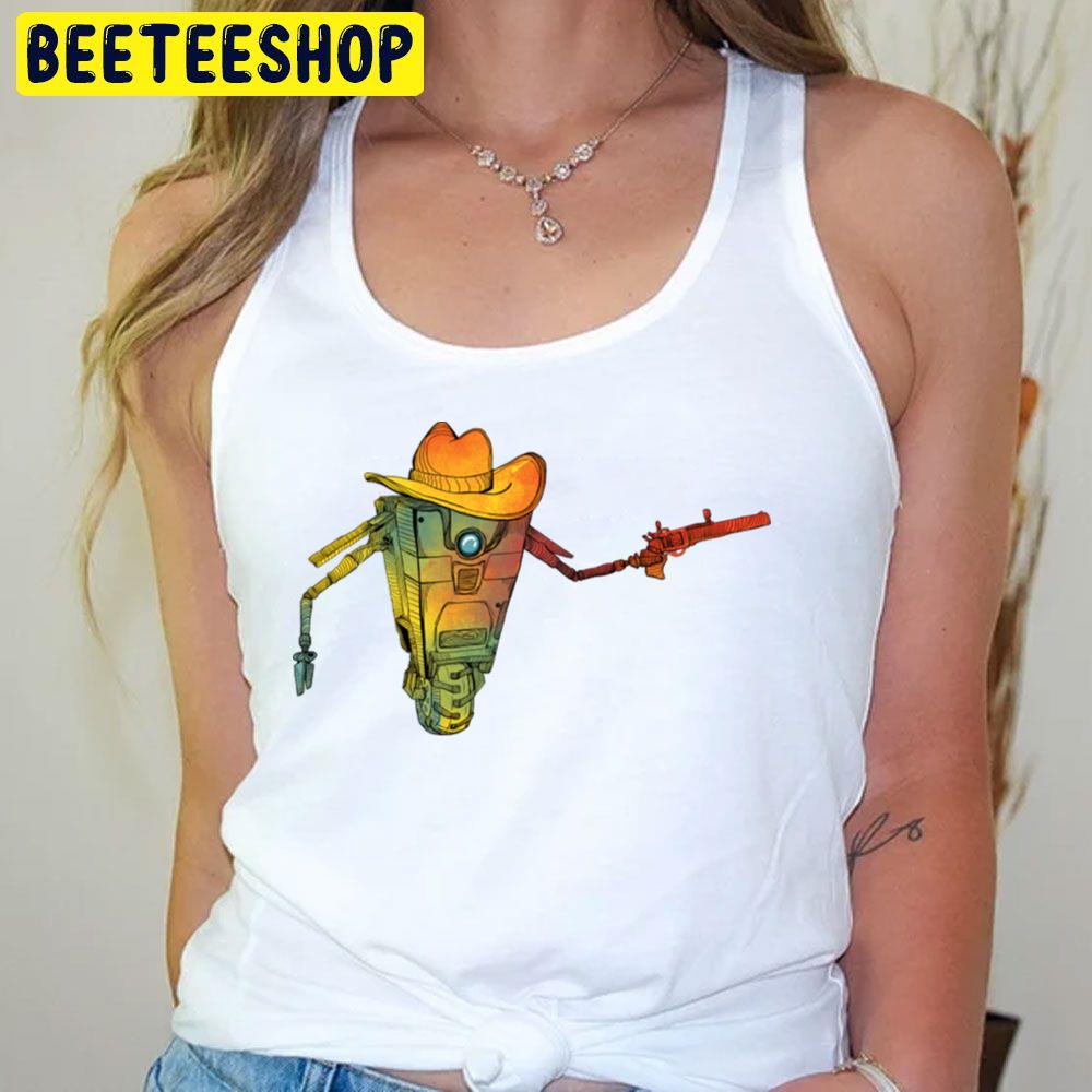 Cowboy Claptrap Borderlands Trending Unisex T-Shirt Cowboy Claptrap Borderlands Trending Unisex T-Shirt