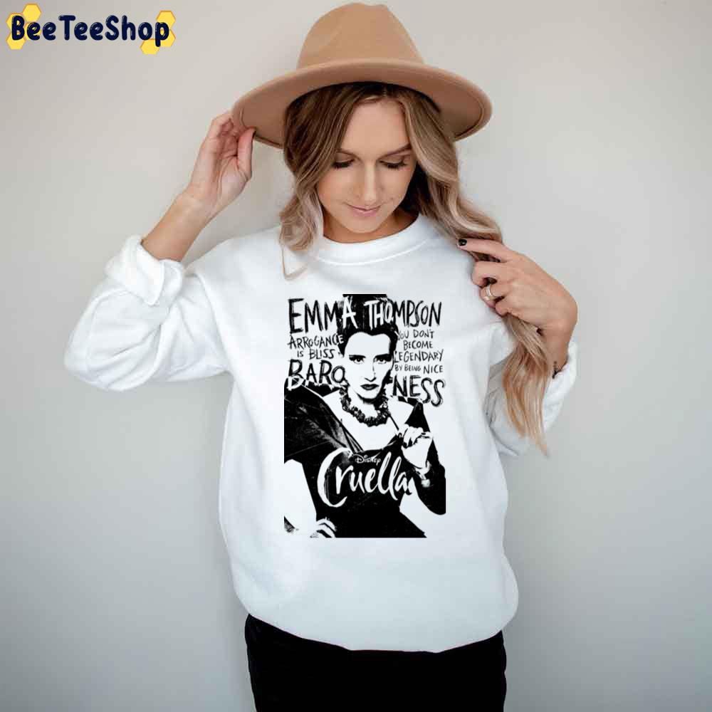 Cruella Emma Thompsons Baroness 101 Dalmatian Trending Unisex T-Shirt Cruella Emma Thompsons Baroness 101 Dalmatian Trending Unisex T-Shirt