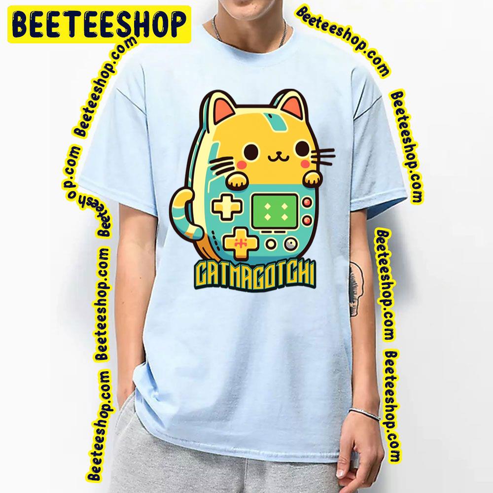 Cute Cat Tamagotchi Trending Unisex T-Shirt Cute Cat Tamagotchi Trending Unisex T-Shirt