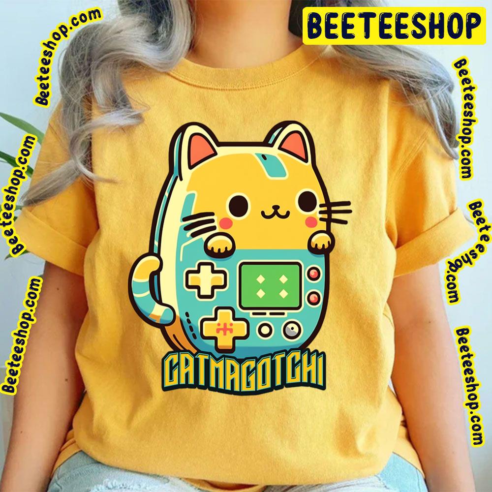 Cute Cat Tamagotchi Trending Unisex T-Shirt Cute Cat Tamagotchi Trending Unisex T-Shirt