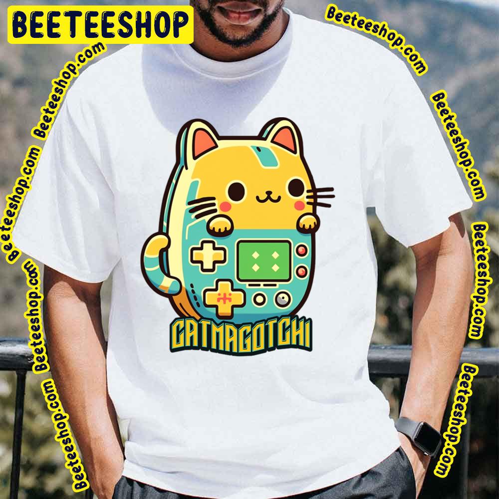 Cute Cat Tamagotchi Trending Unisex T-Shirt Cute Cat Tamagotchi Trending Unisex T-Shirt