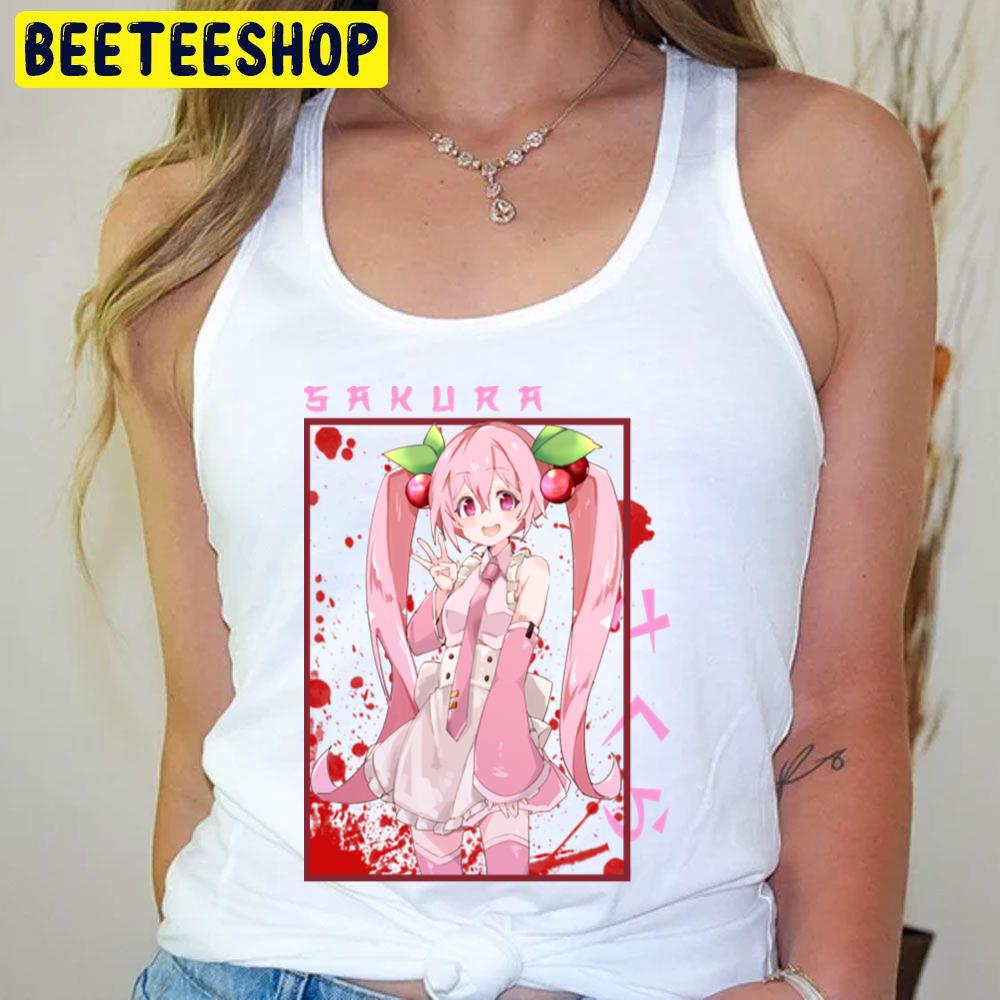Cute Sakura Miku Vocaloid Trending Unisex T-Shirt Cute Sakura Miku Vocaloid Trending Unisex T-Shirt