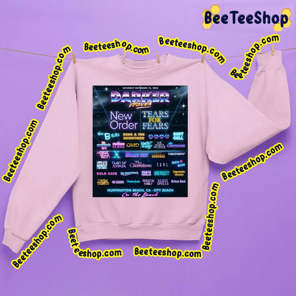 Darker Waves Fest 2023 Trending Unisex Sweatshirt Darker Waves Fest 2023 Trending Unisex Sweatshirt