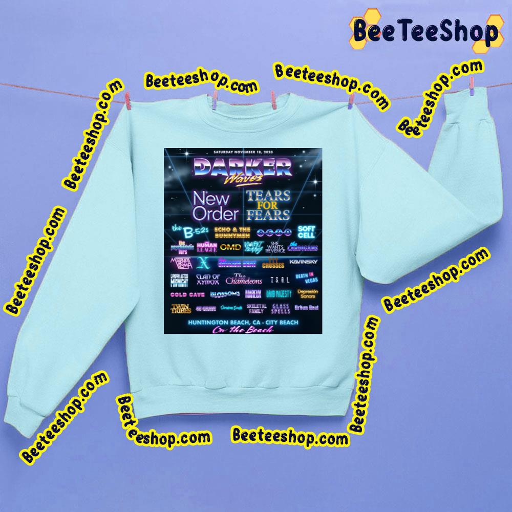 Darker Waves Fest 2023 Trending Unisex Sweatshirt Darker Waves Fest 2023 Trending Unisex Sweatshirt