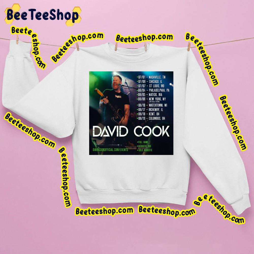 David Cook 2023 Trending Unisex T-Shirt David Cook 2023 Trending Unisex T-Shirt