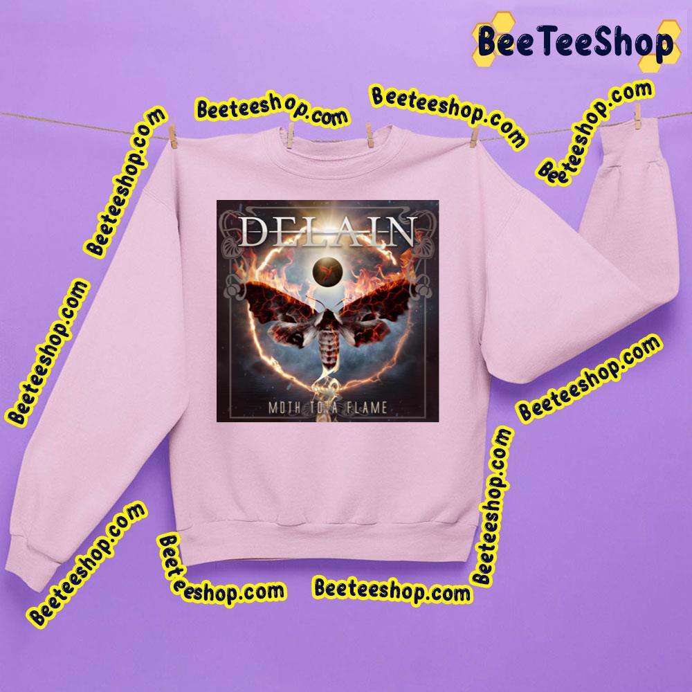 Delain New Single 2023 Moth To A Flame Trending Unisex Sweatshirt Delain New Single 2023 Moth To A Flame Trending Unisex Sweatshirt