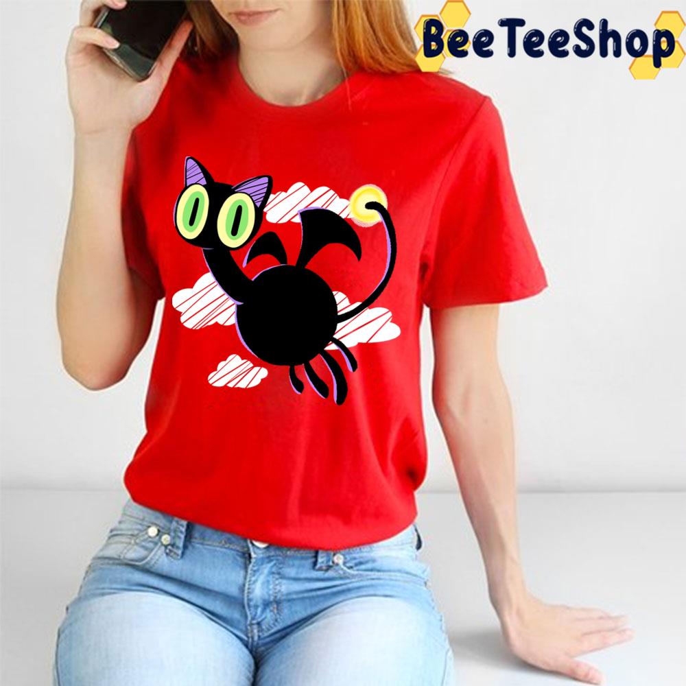 Devilman Crybaby Robot Cat Kuro Trending Unisex T-Shirt Devilman Crybaby Robot Cat Kuro Trending Unisex T-Shirt