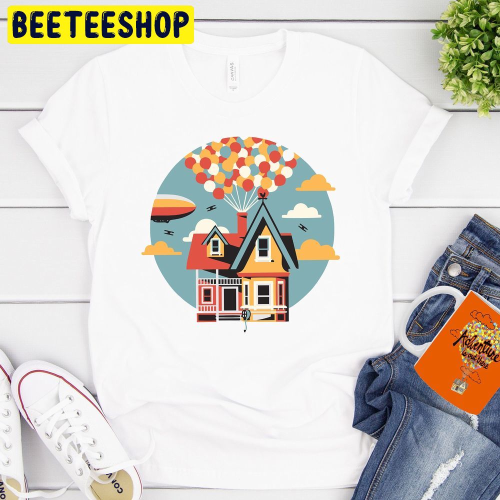 Disney Inspired Up House Balloons Retro Vintage Trending Unisex T-Shirt Disney Inspired Up House Balloons Retro Vintage Trending Unisex T-Shirt