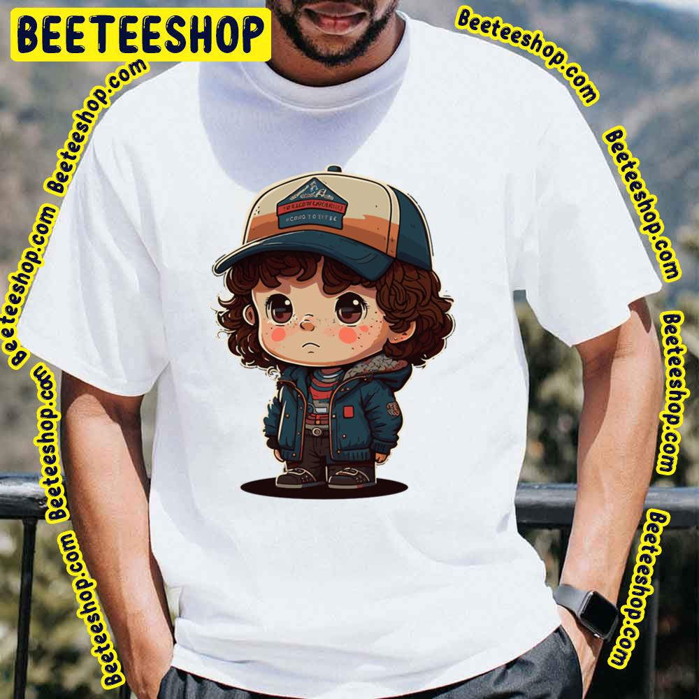 Dustin Stranger Things Chibi Character Trending Unisex T-Shirt Dustin Stranger Things Chibi Character Trending Unisex T-Shirt