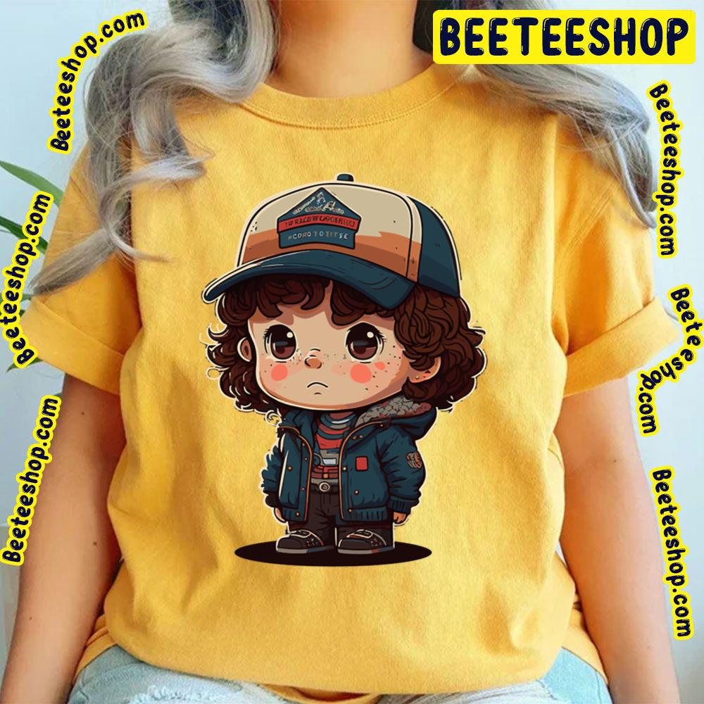 Dustin Stranger Things Chibi Character Trending Unisex T-Shirt Dustin Stranger Things Chibi Character Trending Unisex T-Shirt