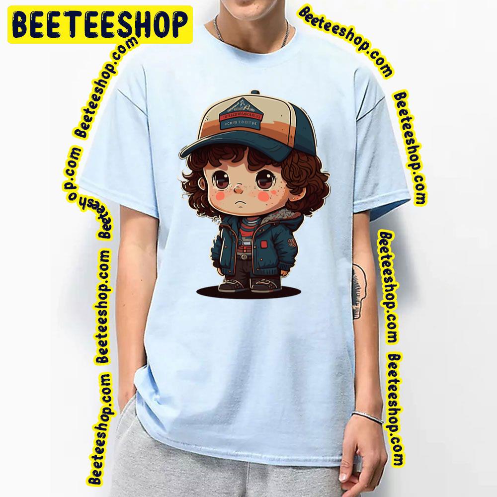 Dustin Stranger Things Chibi Character Trending Unisex T-Shirt Dustin Stranger Things Chibi Character Trending Unisex T-Shirt
