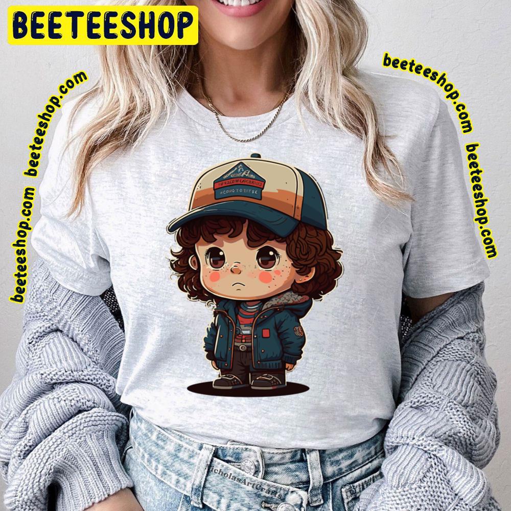 Dustin Stranger Things Chibi Character Trending Unisex T-Shirt Dustin Stranger Things Chibi Character Trending Unisex T-Shirt