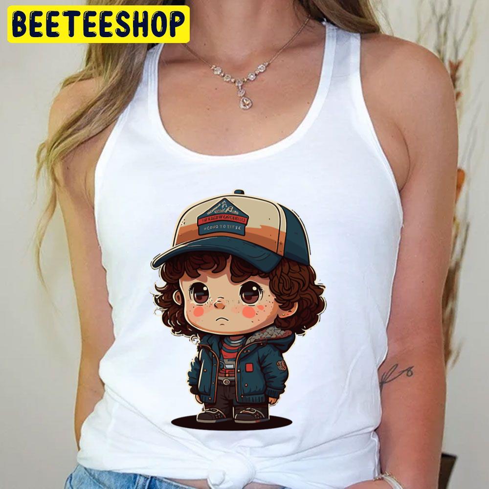 Dustin Stranger Things Chibi Character Trending Unisex T-Shirt Dustin Stranger Things Chibi Character Trending Unisex T-Shirt