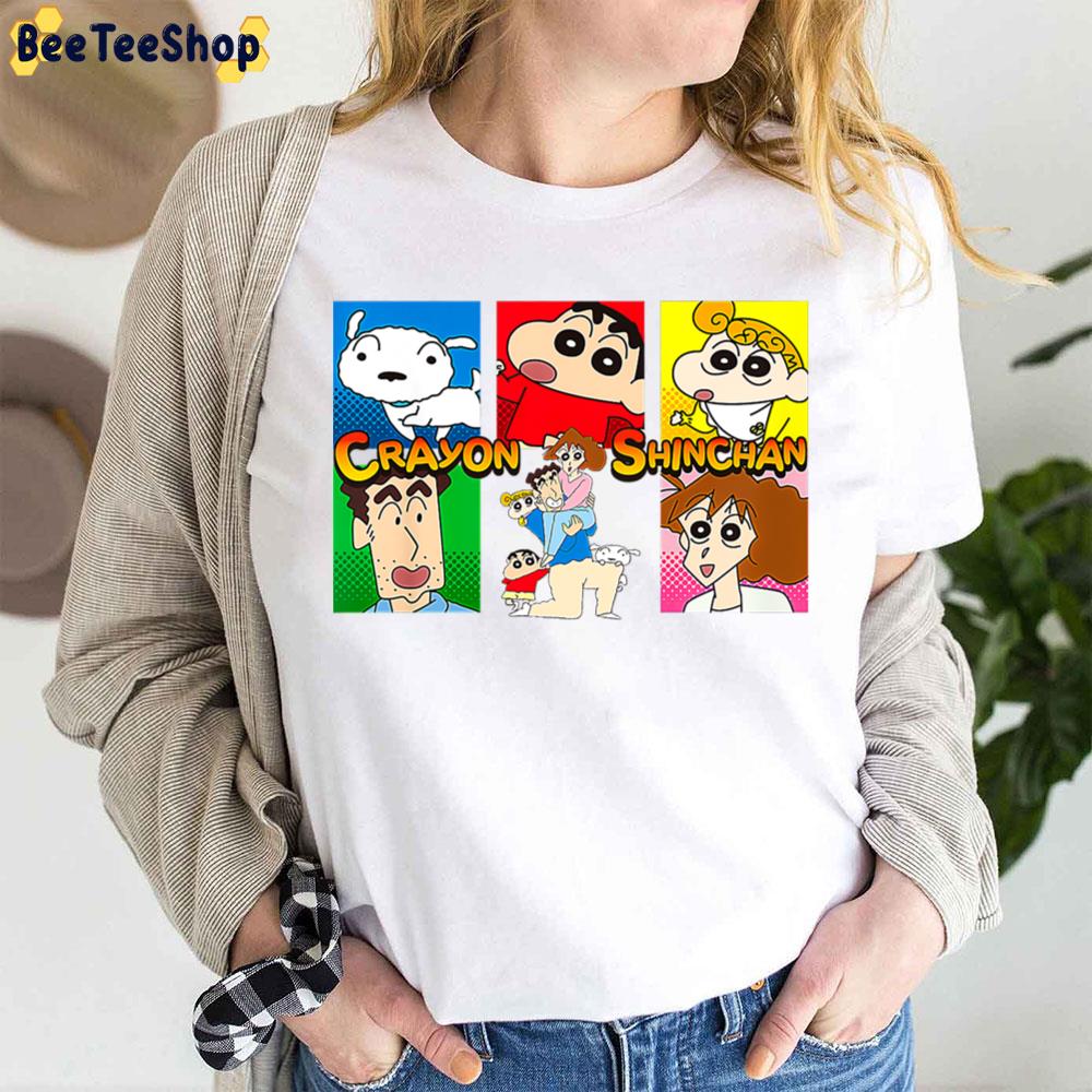 Family Crayon Shin Chan Trending Unisex T-Shirt Family Crayon Shin Chan Trending Unisex T-Shirt