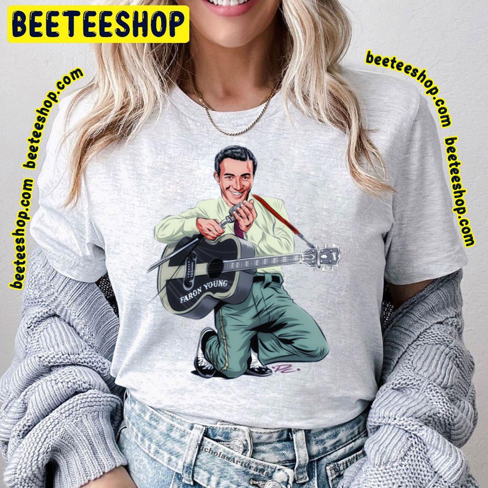 Faron Young An Illustration By Paul Cemmick Trending Unisex T-Shirt Faron Young An Illustration By Paul Cemmick Trending Unisex T-Shirt