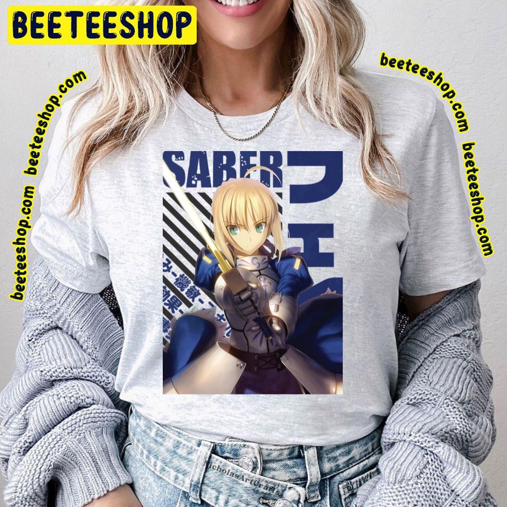 Fate Saber Sakura Gari Trending Unisex T-Shirt Fate Saber Sakura Gari Trending Unisex T-Shirt