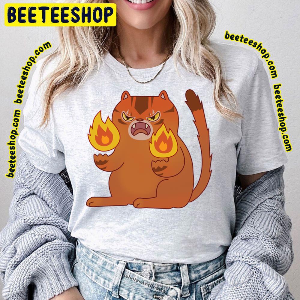 Fire Cat Elemental Trending Unisex T-Shirt Fire Cat Elemental Trending Unisex T-Shirt