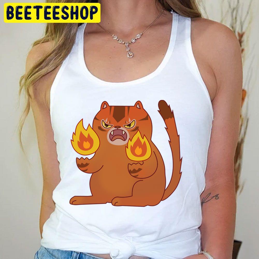 Fire Cat Elemental Trending Unisex T-Shirt Fire Cat Elemental Trending Unisex T-Shirt