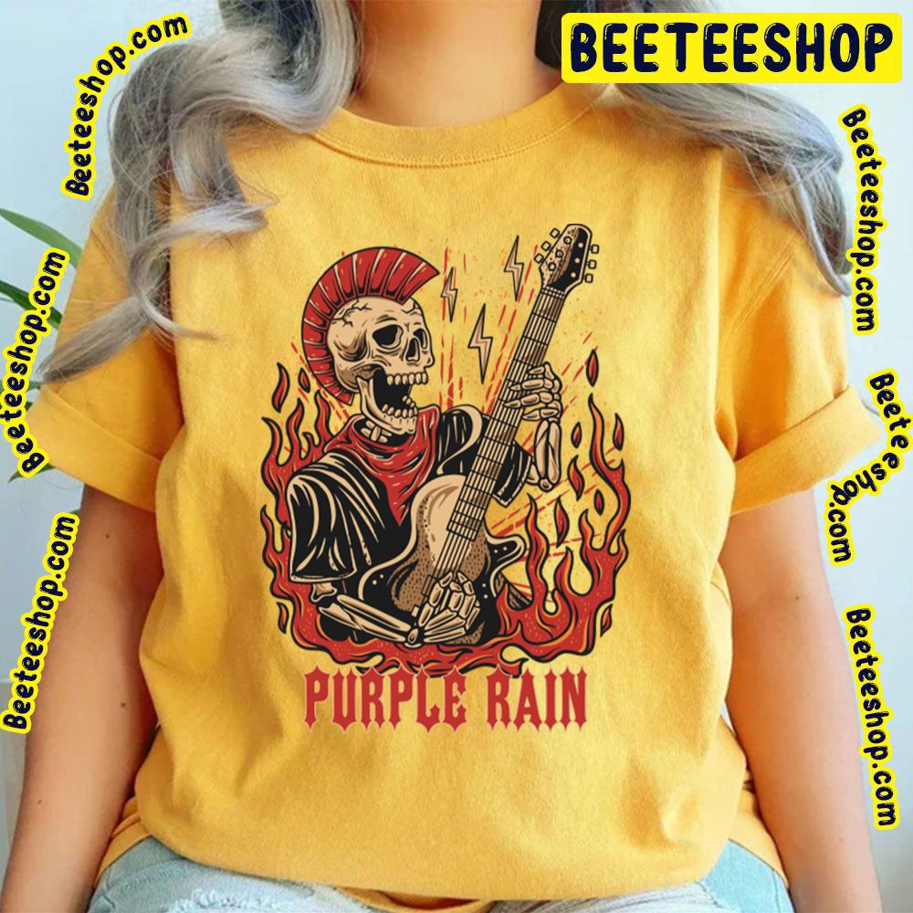 Fire Purple Rain Trending Unisex T-Shirt Fire Purple Rain Trending Unisex T-Shirt