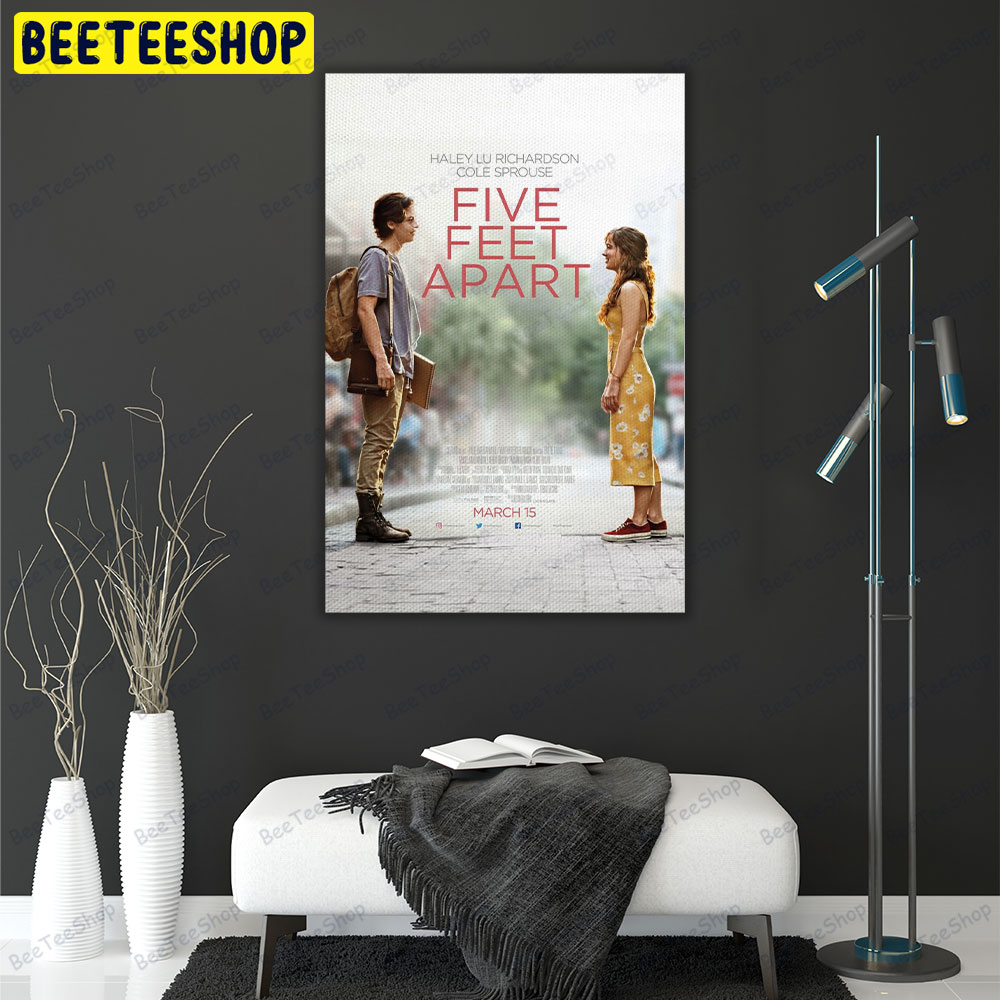 Five Feet Apart Haley Lu Richardson Cole Sprouse Design Portrait Canvas Five Feet Apart Haley Lu Richardson Cole Sprouse Design Portrait Canvas