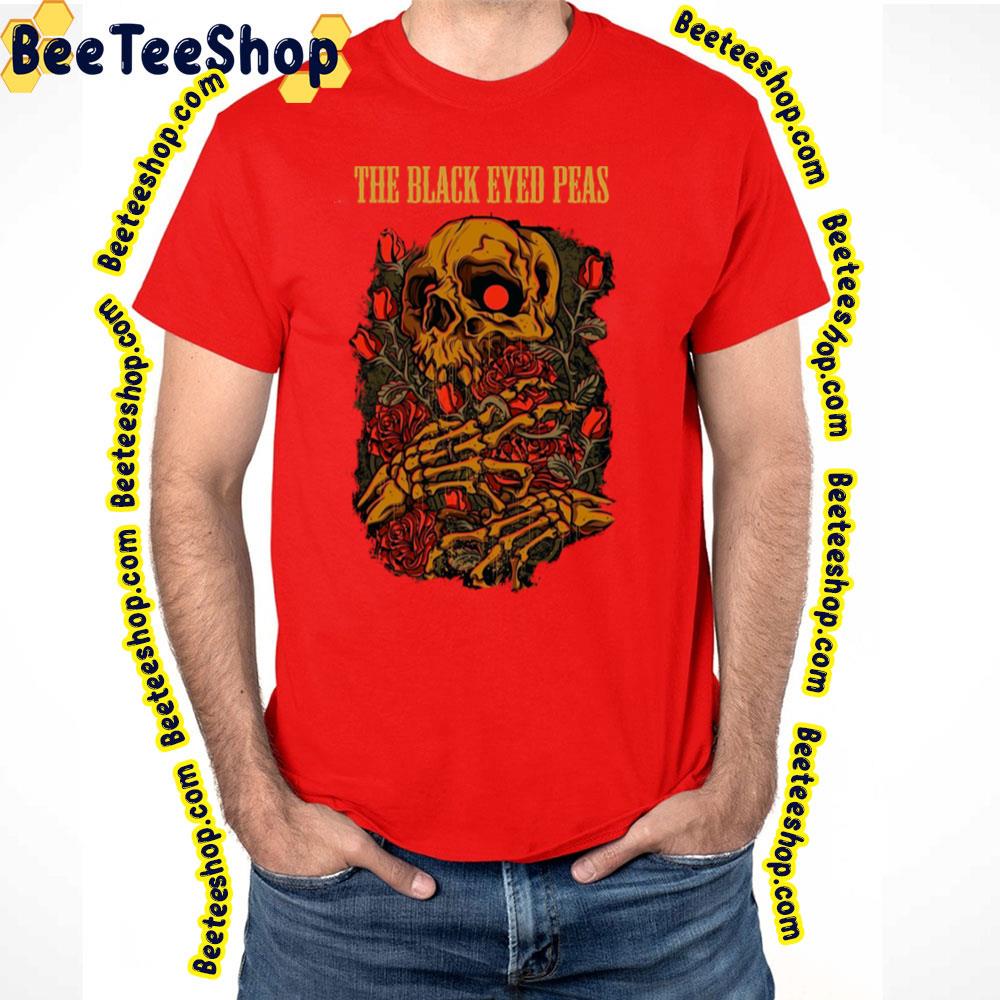 Flower Skull The Black Eyed Peas Trending Unisex T-Shirt Flower Skull The Black Eyed Peas Trending Unisex T-Shirt