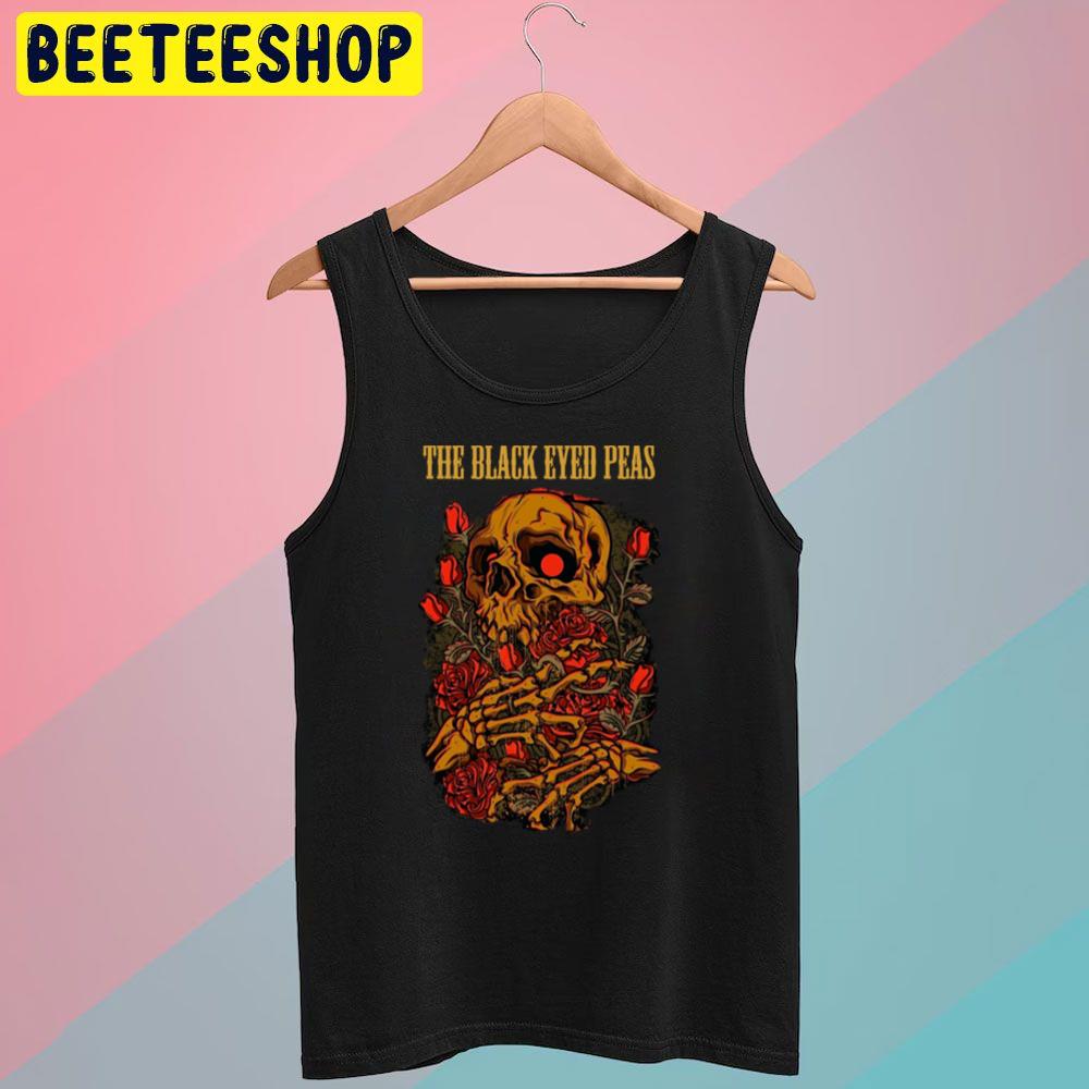 Flower Skull The Black Eyed Peas Trending Unisex T-Shirt Flower Skull The Black Eyed Peas Trending Unisex T-Shirt