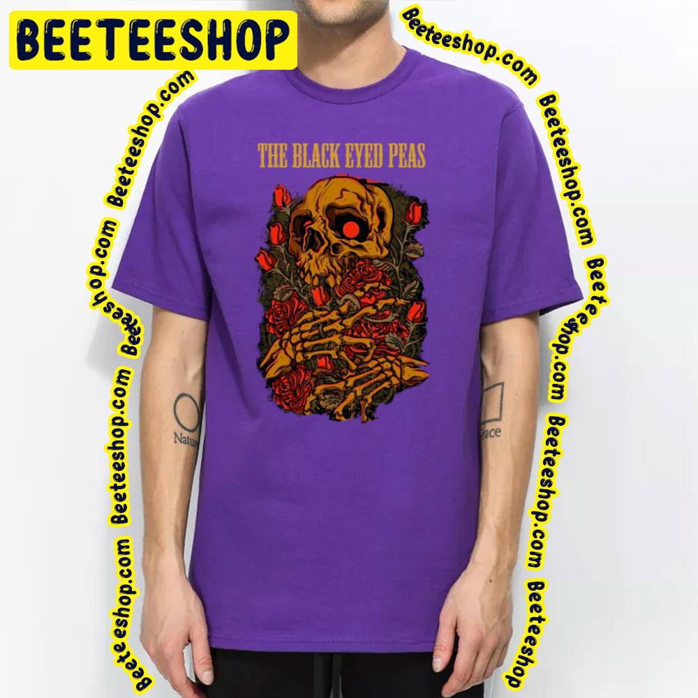 Flower Skull The Black Eyed Peas Trending Unisex T-Shirt Flower Skull The Black Eyed Peas Trending Unisex T-Shirt