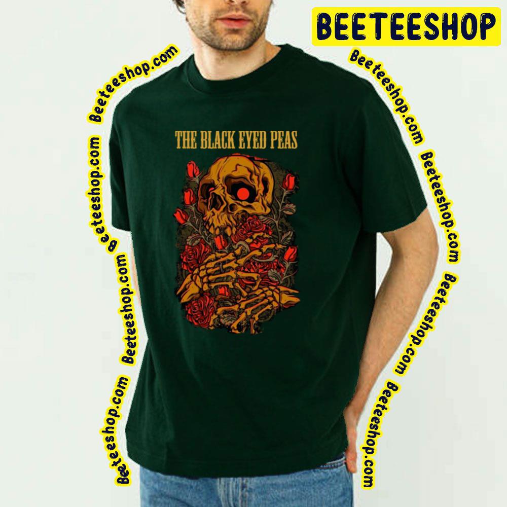 Flower Skull The Black Eyed Peas Trending Unisex T-Shirt Flower Skull The Black Eyed Peas Trending Unisex T-Shirt