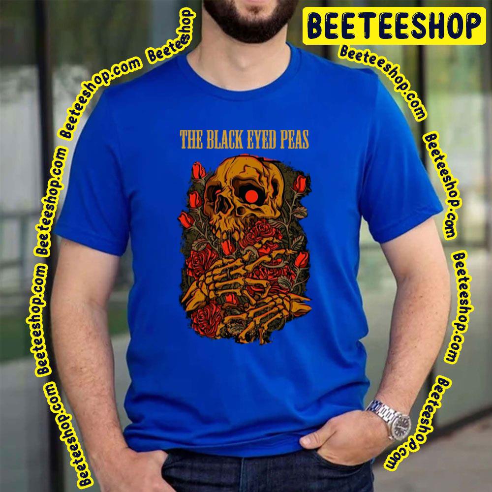 Flower Skull The Black Eyed Peas Trending Unisex T-Shirt Flower Skull The Black Eyed Peas Trending Unisex T-Shirt