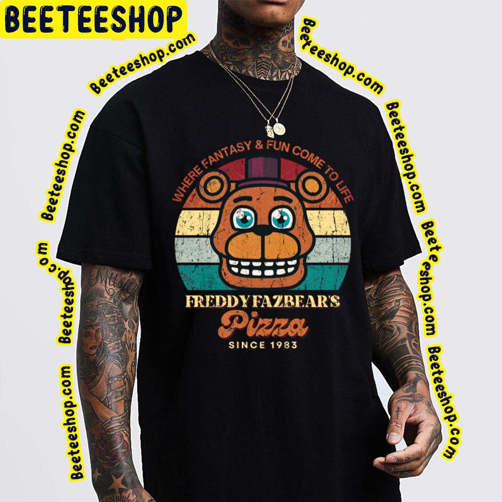 Fun Come To Life Pizza 1983 Five Nights At Freddy's Trending Unisex T-Shirt Fun Come To Life Pizza 1983 Five Nights At Freddy's Trending Unisex T-Shirt