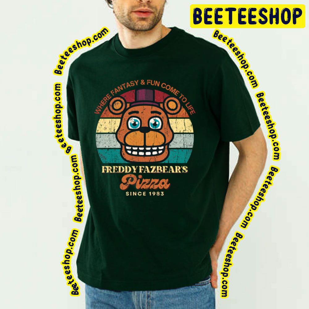 Fun Come To Life Pizza 1983 Five Nights At Freddy's Trending Unisex T-Shirt Fun Come To Life Pizza 1983 Five Nights At Freddy's Trending Unisex T-Shirt