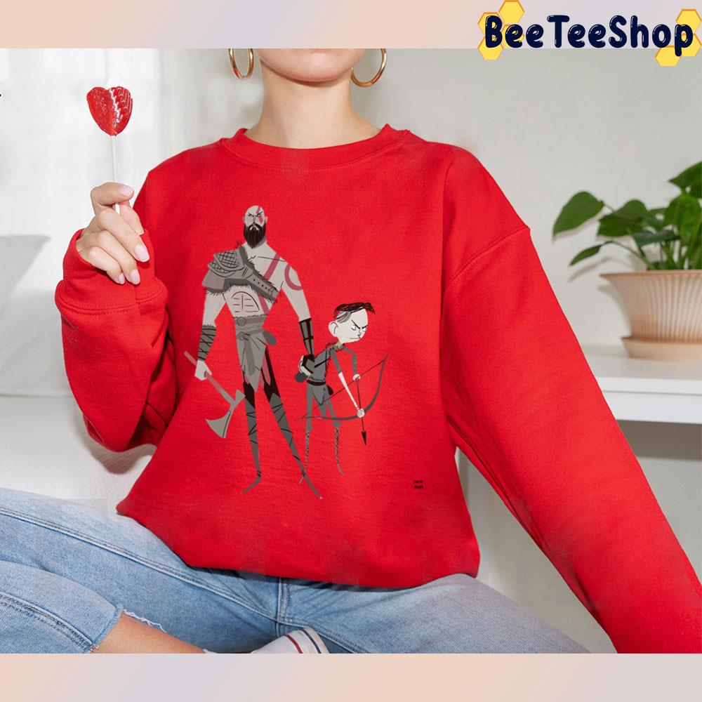 Funny Dad And Son God Of War Ragnarok Trending Unisex T-Shirt Funny Dad And Son God Of War Ragnarok Trending Unisex T-Shirt